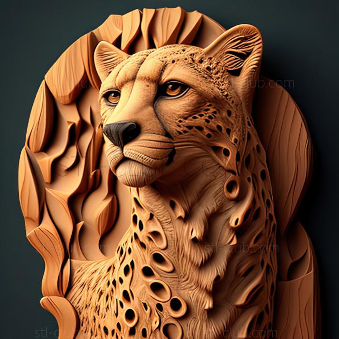 3D model st Cheetah (STL)